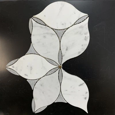 Carrara Grigio marmorist tellistest mosaiigid
