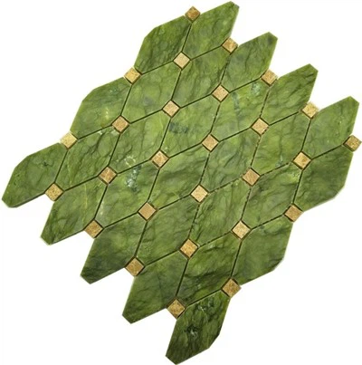 Venatino poleeritud marmorist tellistest mosaiigid India rohelised